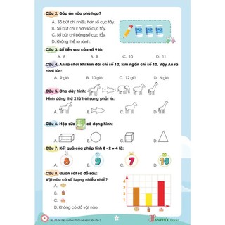 Sách - Bộ Đề Ôn Tập Hè - Vui Học Toán Hè Lớp 1 Lên Lớp 2 - Phiên Bản 5.0 Ứng Dụng Công Nghệ Mã QR