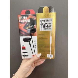 (RẺ) TAI NGHE GAMING D21 L29  NHÉT TAI, CHỐNG ỒN, BASS, RẮC 3.5MM (phukienmk10)