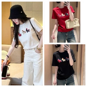 Áo Thun In 3 Chú Ngựa Form Vừa, Chất Cotton Mềm Mịn Co Giãn 4 Chiều