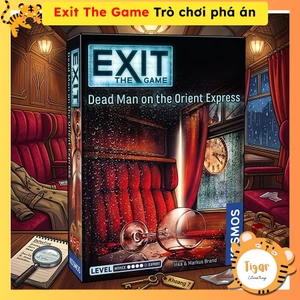 Boardgame trò chơi giải đố Exit the game: Dead man on the Orient Express Tigar