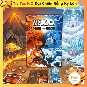 Boardgame Tic Tac KO: Dragons vs Unicorns Card Games