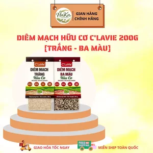 Diêm Mạch Hữu Cơ C'LaVie 200g [Trắng - Ba Màu]