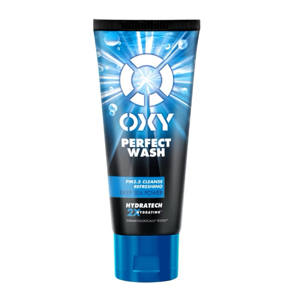 Sữa rửa mặt cho nam Oxy sạch sâu giảm nhờn dạng kem có hạt massage Oxy Deep Wash 100g