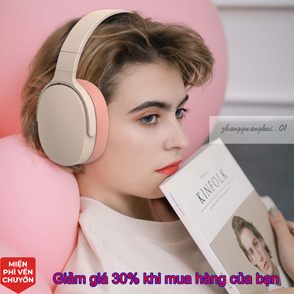 Tai Nghe Chụp Tai Bluetooth Không Dây/Có Dây｜Có Micro｜Âm Thanh Sống Động｜Quà Tặng