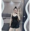 Sét Bộ Đồ Ngủ Nữ Áo 2 Dây Hoạ Tiết Nơ Nhí In Kín Ôm Body Co Giãn Hót