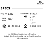 【Có sẵn】Stanley IceFlow Flip Straw Sản phẩm chính hãng kèm tay cầm hàng 30oz Bình giữ nhiệt, giữ lạnh — ảnh 8