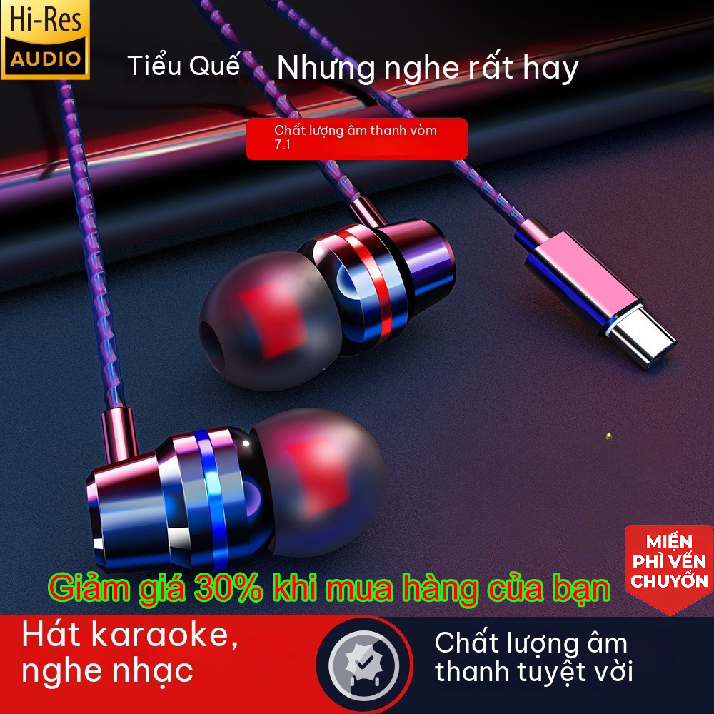 Tai Nghe Gaming Type-C In-Ear 7.1｜Có Dây｜Chống Ồn｜Âm Thanh Sống Động