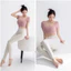 Đồ Tập Gym,Yoga,Pilates Áo Bra Thể Thao Cộc Tay Hở Lưng Có Mút DST498 Cổ Vuông Quần Lulu Thun Gen Bụng