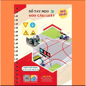 SỔ GIẢI MẸO 600 CÂU LUẬT MỚI NHẤT 2026 CỦA BỘ CÔNG AN SỔ TAY GIẤY A4