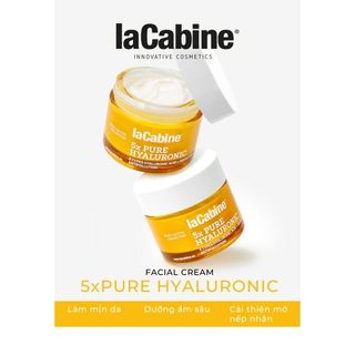 [Hàng công ty] Kem Dưỡng Ẩm, Giảm Nếp Nhăn Lacabine 5x Pure Hyaluronic Cream 50ml
