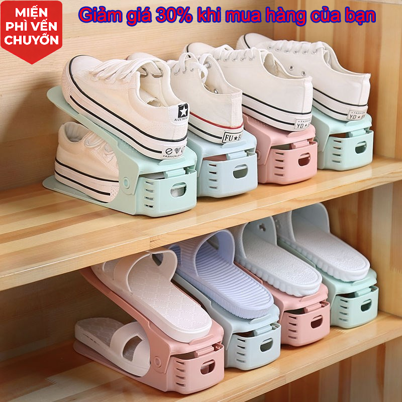 Kệ đôi giày,Phòng ngủ gia đình đơn giản,Tiết kiệm không gian giày Rack,Tủ giày có thể điều chỉnh