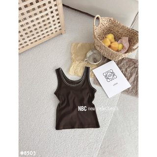 Áo 2 dây viền chỉ 8903 co giãn
