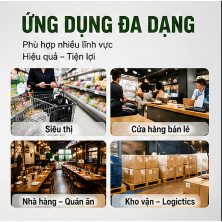 Giấy in nhiệt 80x80mm In rõ nét | Không kẹt giấy | Đủ mét |Giấy in hóa đơn POS cho nhà hàng, cà phê, siêu thị, tạp hoá