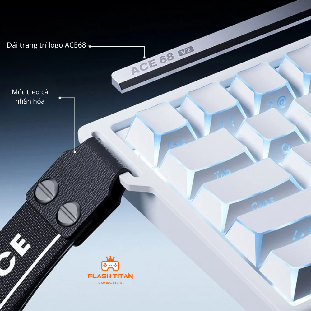 Bàn Phím Cơ Gaming Mchose ACE68 V2 HE Có Rapid Trigger - Nâng cấp 8k Polling Rate - RT 0.001mm  Dùng Chơi Game FPS | BigBuy360 - bigbuy360.vn