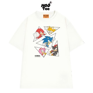 Áo Thun Hoạt Hình NGỐ TEE Team Sonic và Những Người Bạn Vải Cotton Thoáng Mát Mềm Mịn