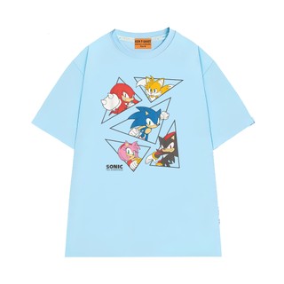 Áo Thun Hoạt Hình NGỐ TEE Team Sonic và Những Người Bạn Vải Cotton Thoáng Mát Mềm Mịn