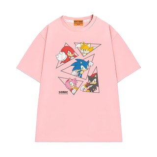 Áo Thun Hoạt Hình NGỐ TEE Team Sonic và Những Người Bạn Vải Cotton Thoáng Mát Mềm Mịn