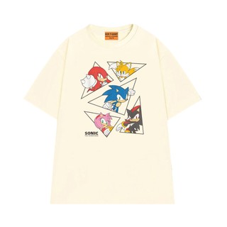 Áo Thun Hoạt Hình NGỐ TEE Team Sonic và Những Người Bạn Vải Cotton Thoáng Mát Mềm Mịn