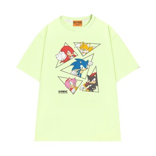 Áo Thun Hoạt Hình NGỐ TEE Team Sonic và Những Người Bạn Vải Cotton Thoáng Mát Mềm Mịn