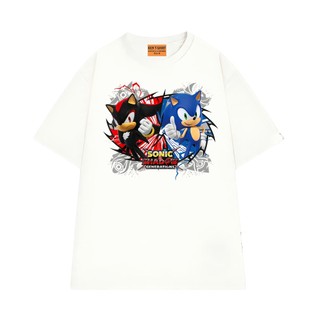 Áo Thun Hoạt Hình NGỐ TEE Nhím Sonic và Nhím Shadow Vải Cotton Cao Cấp Thoáng Mát Form Rộng