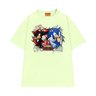 Áo Thun Hoạt Hình NGỐ TEE Nhím Sonic và Nhím Shadow Vải Cotton Cao Cấp Thoáng Mát Form Rộng