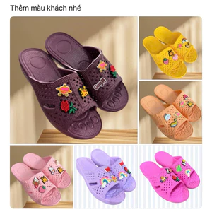 Dép tổ ong nam nữ quốc dân đủ màu siêu trẻ nhẹ trẻ trung kèm sticker siêu đáng yêu, thích hợp cho mùa hè đi biển