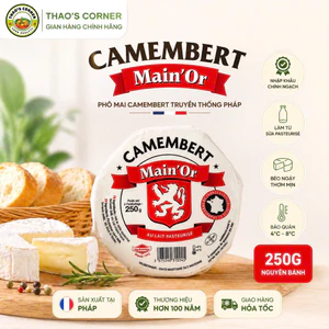 Phô mai Camembert "Main'Or" - Pháp 250g