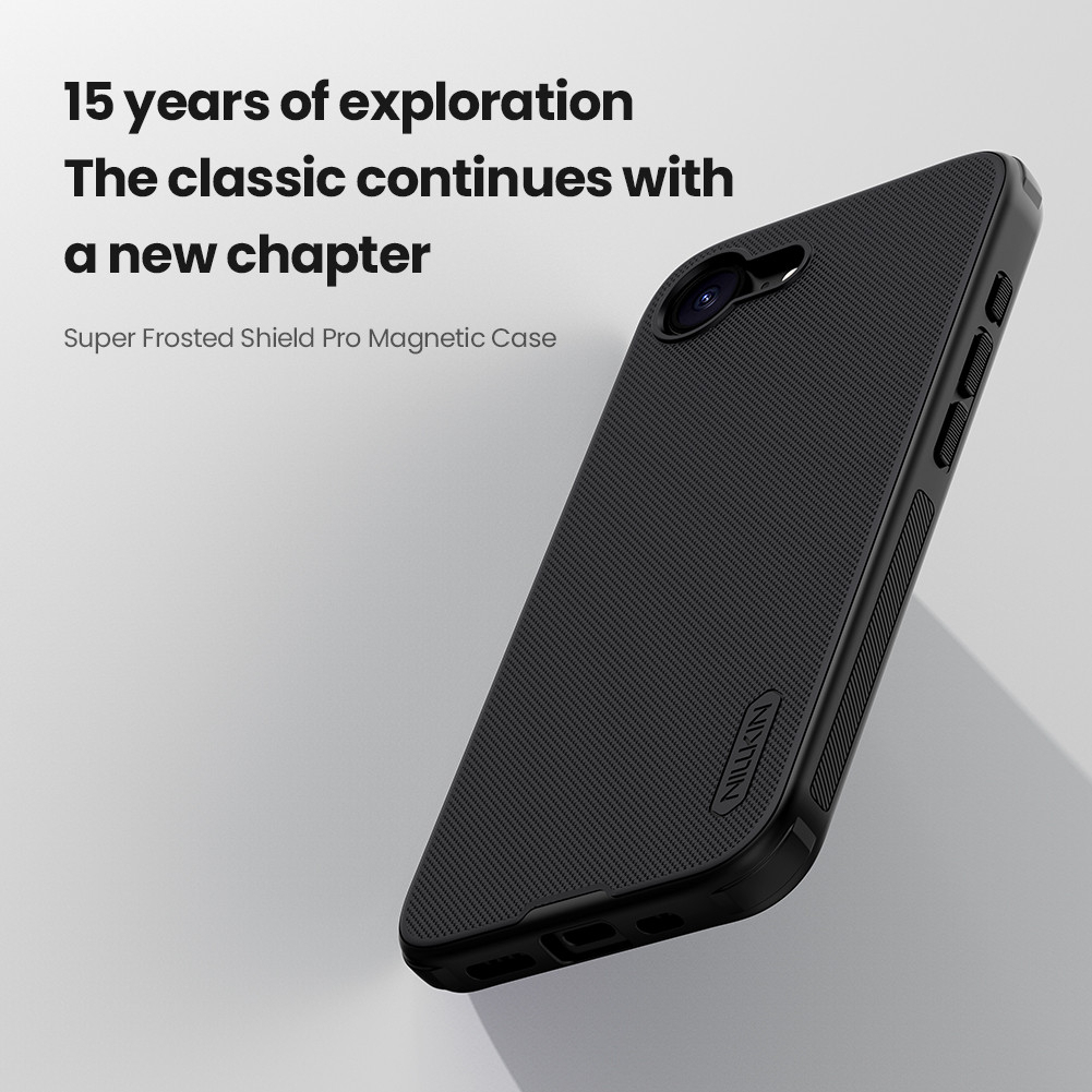 Ốp Nillkin Frosted Shield Pro PC cho 17E/16E/SE4 Ốp điện thoại Cứng Cho iPhone 16E/17E/SE4