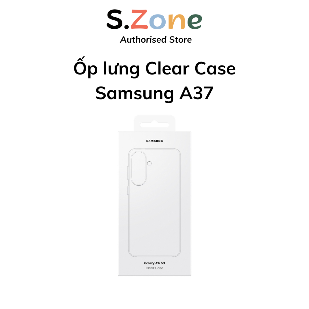 Ốp Lưng Samsung Galaxy A37 Clear Case - Hàng Chính Hãng