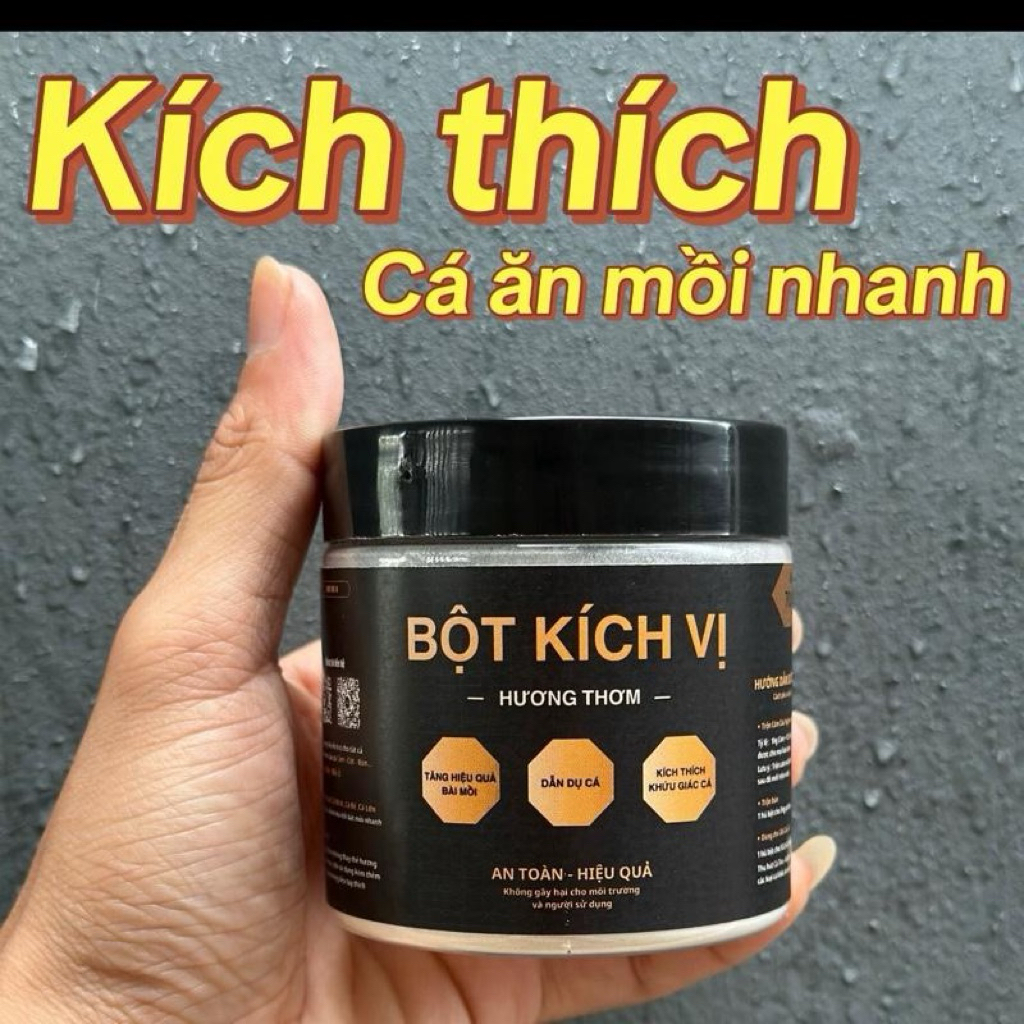 [ Bột Kích - Hương Thơm ] Hổ trợ các loại mồi câu kích thích cá ăn nhanh chóng - trộn với Cám , pha với Cốt tự làm