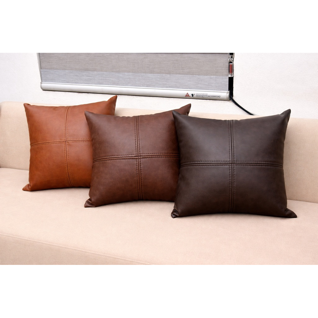 Gối tựa, gối ôm, gối Deco da Cleo nhập khẩu chất lượng. Gối dấu cộng.