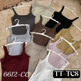 Áo 2 dây tăm đệm trơn mềm 6612