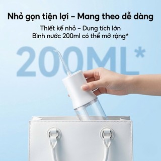 Máy Tăm Nước Xiaomi Q5 PRO UV 2026, UVC Diệt Khuẩn, 8 Cấp Lực, Bình 200ml