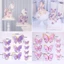 Combo 50 Set Bướm Giấy Trang Trí Bánh Sinh Nhật Bánh Kem (Que Sắt), Bướm Trang Trí Bánh Kem DUHA 069