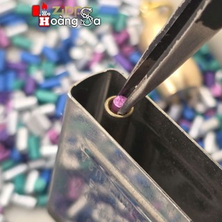 10gram Đá lửa 2.5 đủ màu - Tặng kèm hồ lô bằng đồng đựng đá