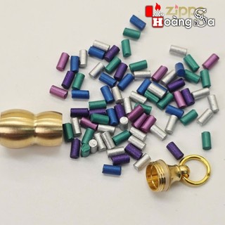 10gram Đá lửa 2.5 đủ màu - Tặng kèm hồ lô bằng đồng đựng đá