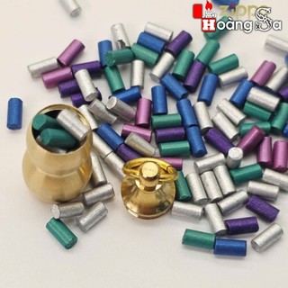 10gram Đá lửa 2.5 đủ màu - Tặng kèm hồ lô bằng đồng đựng đá