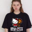 Áo Thun Hello Kitty & Baby Milo - Bape 100% Cotton 250GSM Cao Cấp Oversize Raven Studio