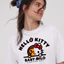Áo Thun Hello Kitty & Baby Milo - Bape 100% Cotton 250GSM Cao Cấp Oversize Raven Studio