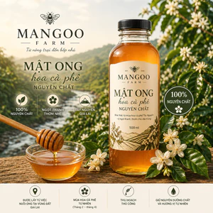 Mật Ong Hoa Cà Phê Nguyên Chất 1 Lít - Mangoo Farm