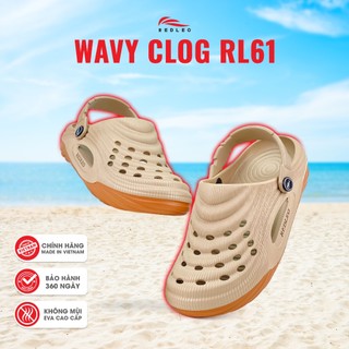 Dép Sục REDLEO Wavy - Đúc Nguyên Khối EVA Siêu Nhẹ Unisex, Phối Màu Thời Trang, Chống Trượt DRL61