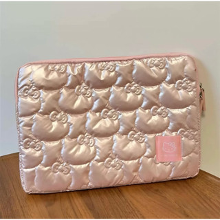 Túi Đựng Laptop/iPad Hello Kitty Chần Bông Dễ Thương | Túi Chống Sốc Cute Bảo Vệ Máy