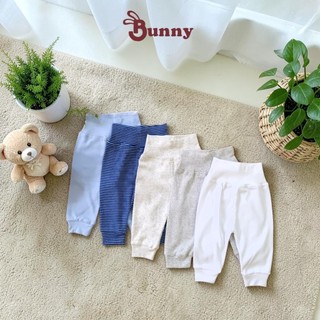 Set 5 Quần sơ sinh lưng cao Bunny giữ ấm bụng cho bé ngủ ngon, size từ 3-10 kg, mẫu ngẫu nhiên