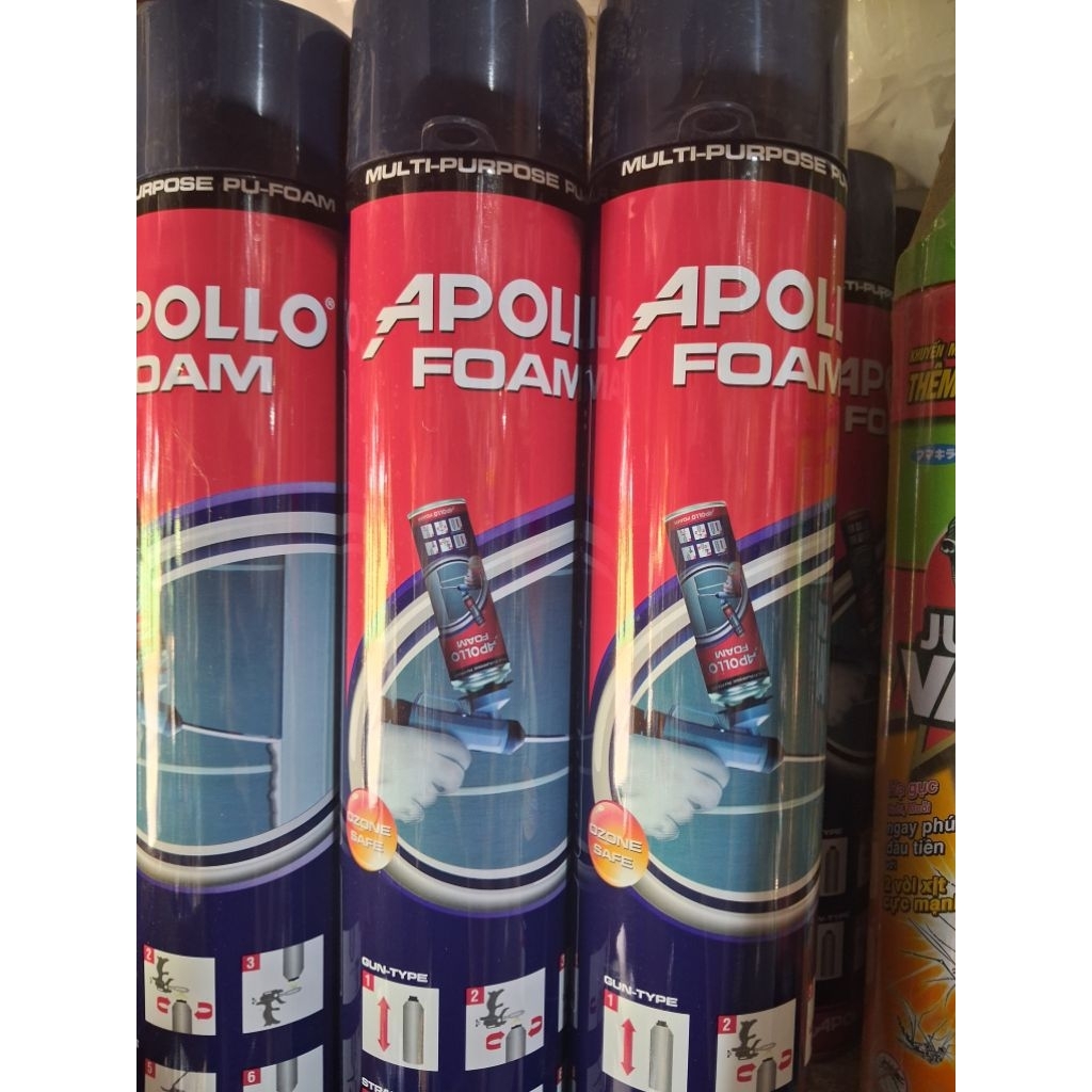 Keo Bọt Nở, Foam Apolo chám ke, cách âm, cách nhiệt, chống thấm