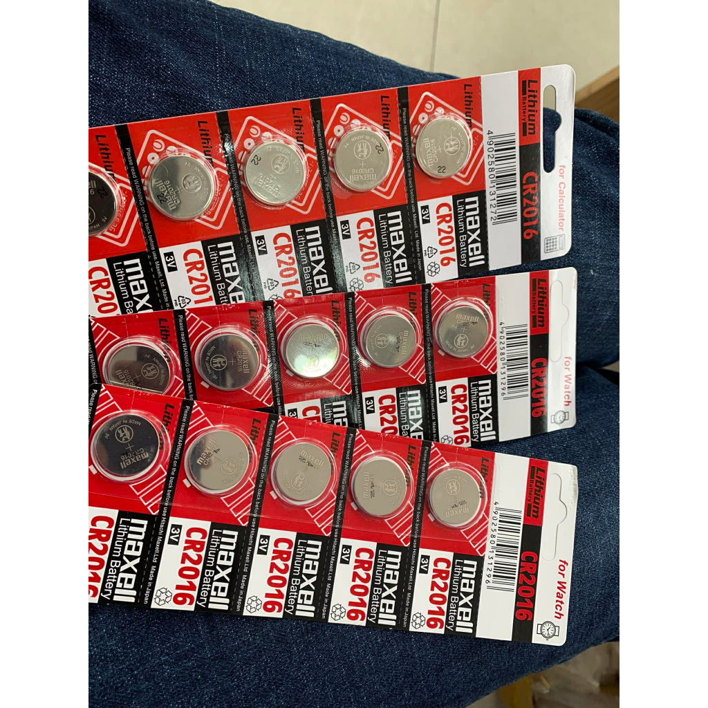 [Chính Hãng] Viên Pin Nút Áo Maxell CR2016 3V Lithium Cho Đồng Hồ, Máy Tính, Chìa Khóa Xe