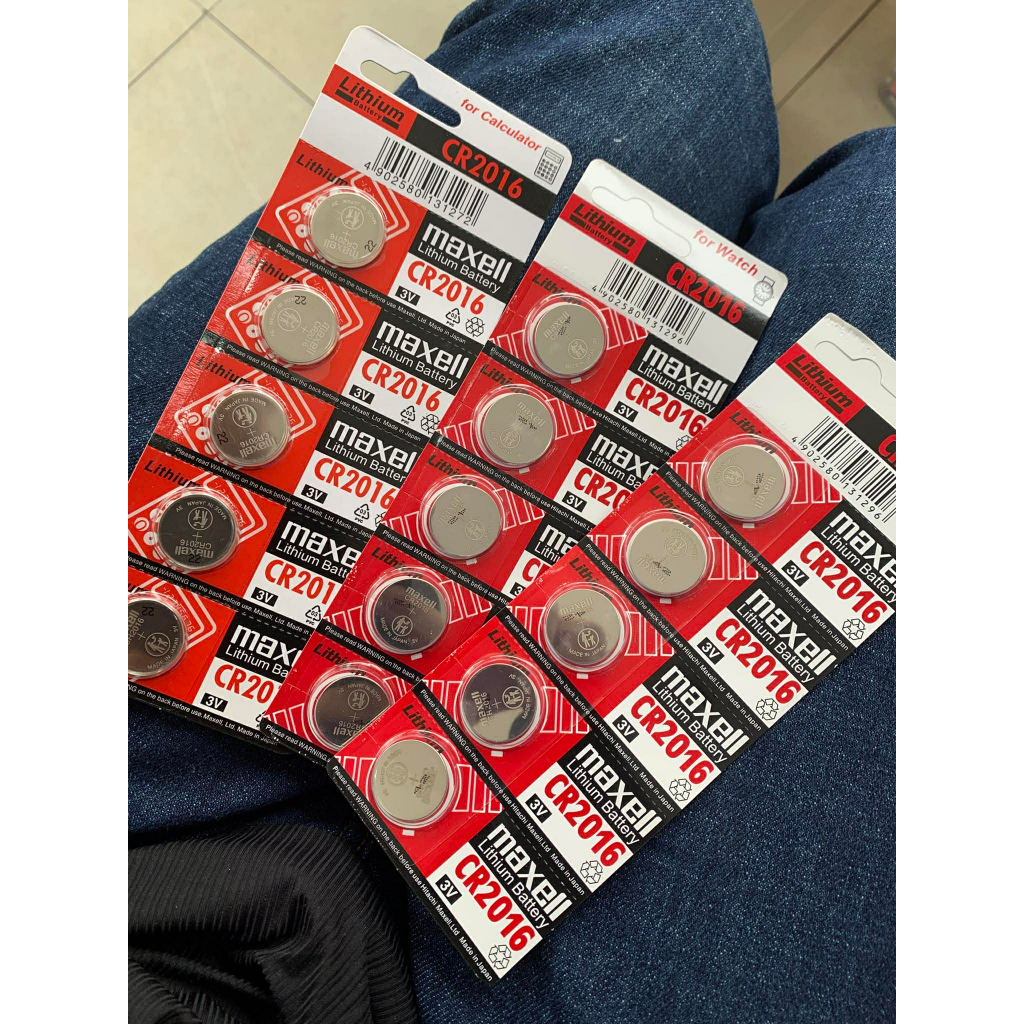 [Chính Hãng] Viên Pin Nút Áo Maxell CR2016 3V Lithium Cho Đồng Hồ, Máy Tính, Chìa Khóa Xe