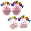 Combo 10 Kính Sinh Nhật Happy Birthday Cupcake | Phụ Kiện Decor Sinh Nhật Giá Rẻ DUHA 096