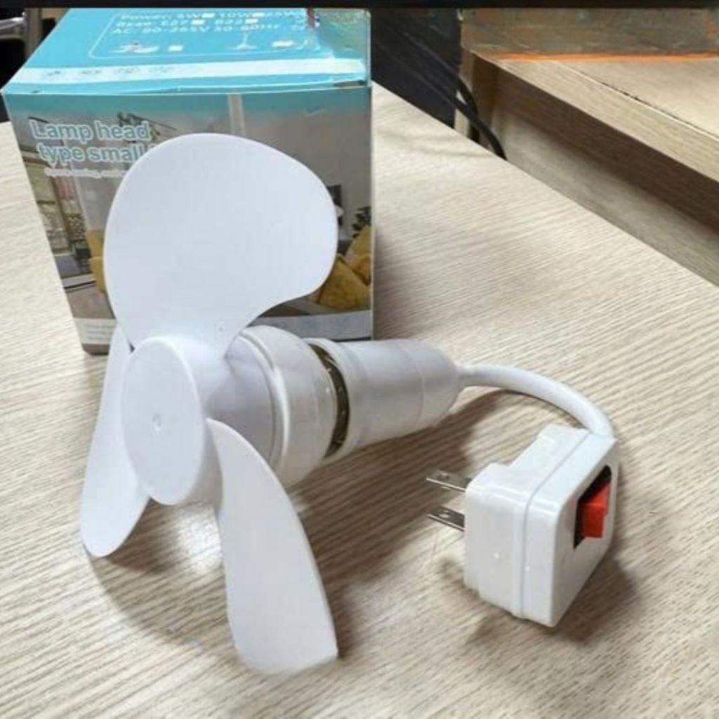 Quạt Mini Cắm Điện ALO HOME Quạt Treo Tường Gọn Nhẹ Dùng Nhà Bếp Nhà Tắm Phòng Nhỏ Có Công Tắc