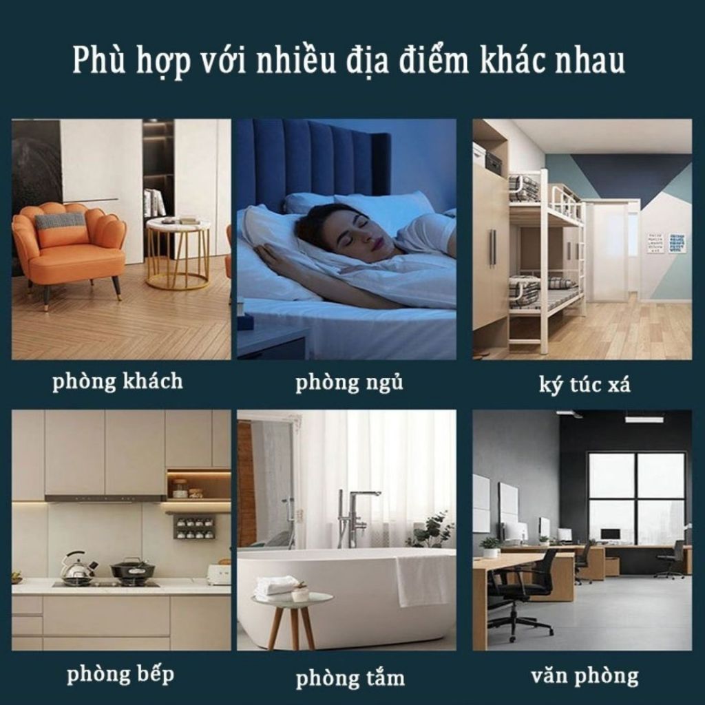 Quạt Mini Cắm Điện ALO HOME Quạt Treo Tường Gọn Nhẹ Dùng Nhà Bếp Nhà Tắm Phòng Nhỏ Có Công Tắc
