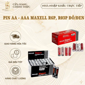 Hộp Pin AA Maxell R6P Super Power Siêu Bền - Hàng Chính Hãng